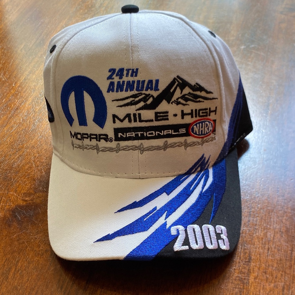 Vintage 24th Annual Mile-High Mopar Nationals Cap NHRA Size OS